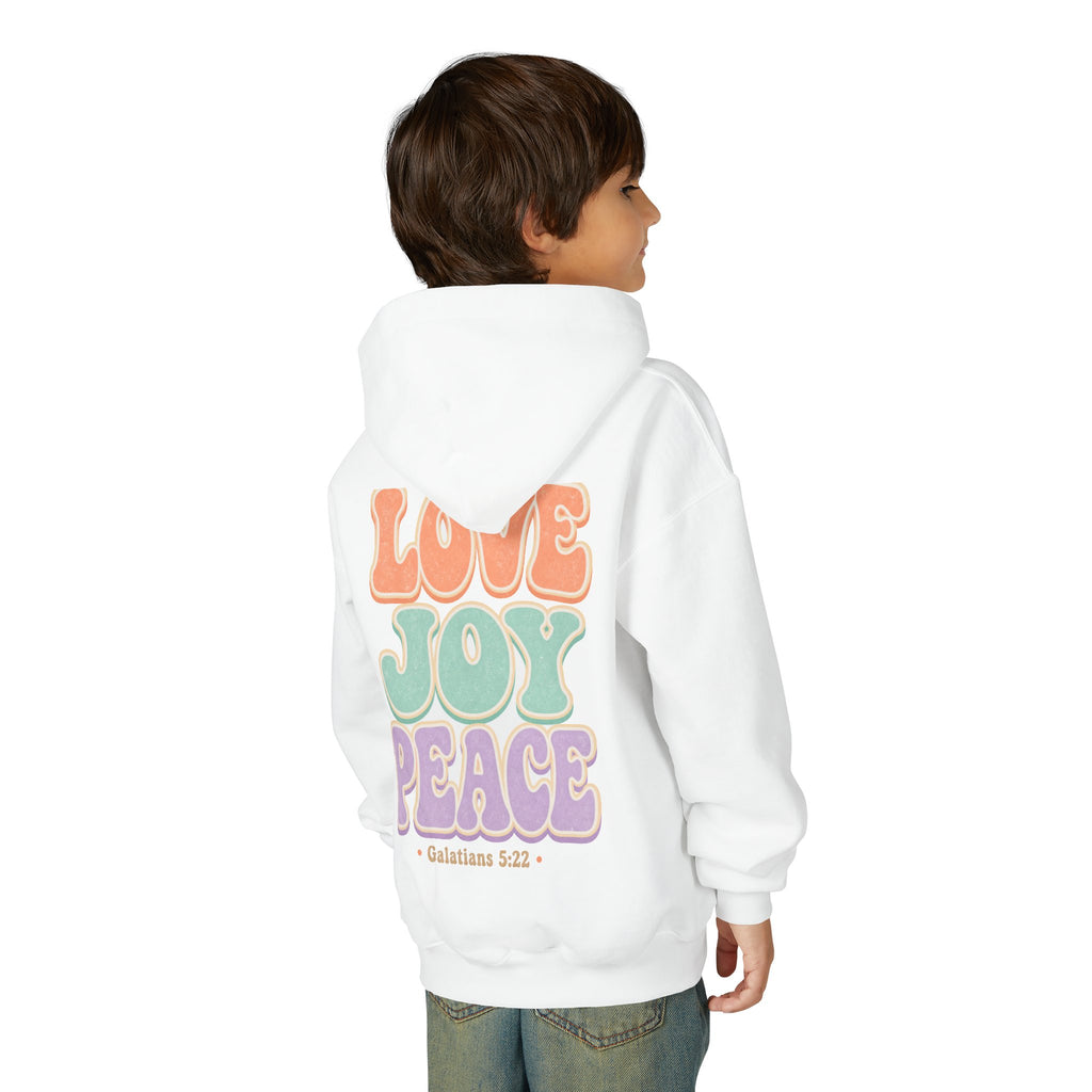 Love Joy Peace Youth Hoodie