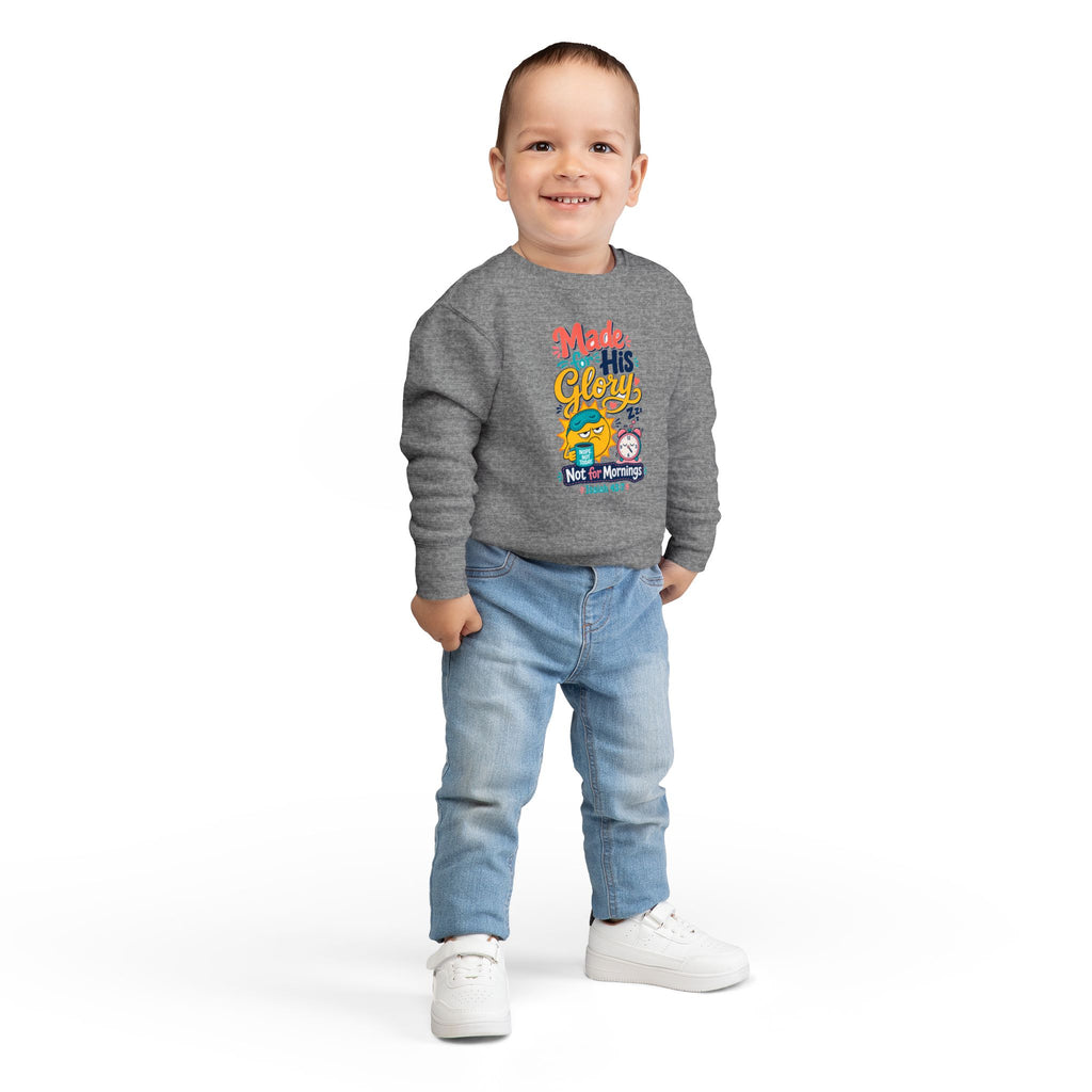 His Glory Toddler Sweatshirt
