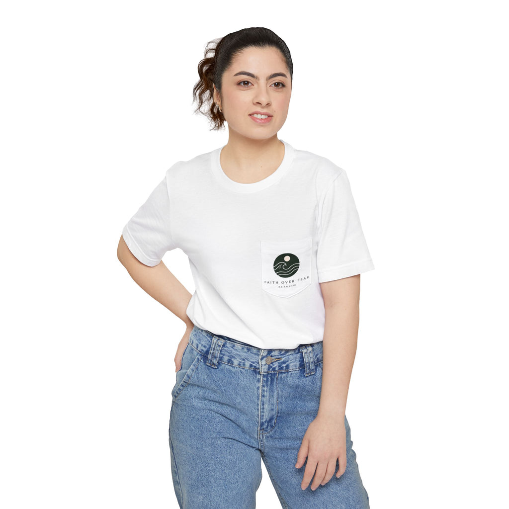 Earth and Moon Pocket Tee