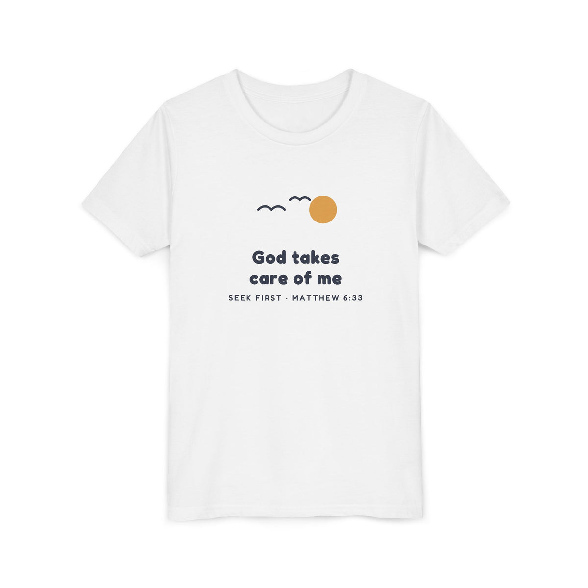 God Takes Care of Me Youth Tee