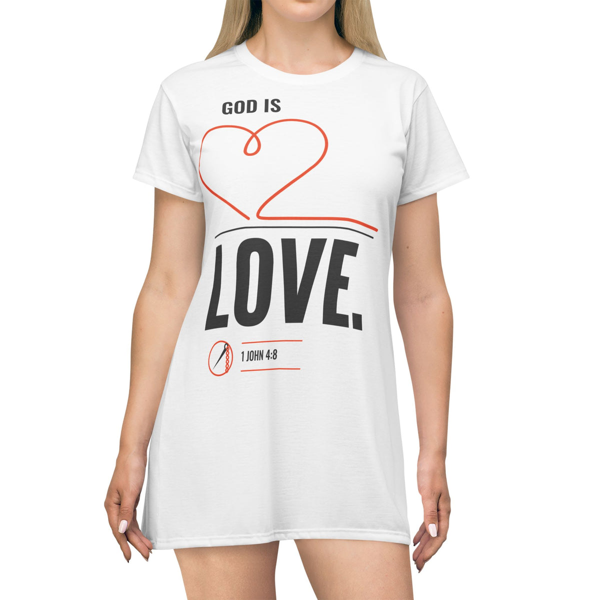 God Is Love Tee Dress