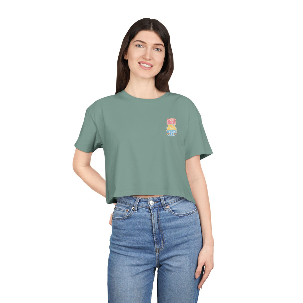 Wait For It Crop Tee
