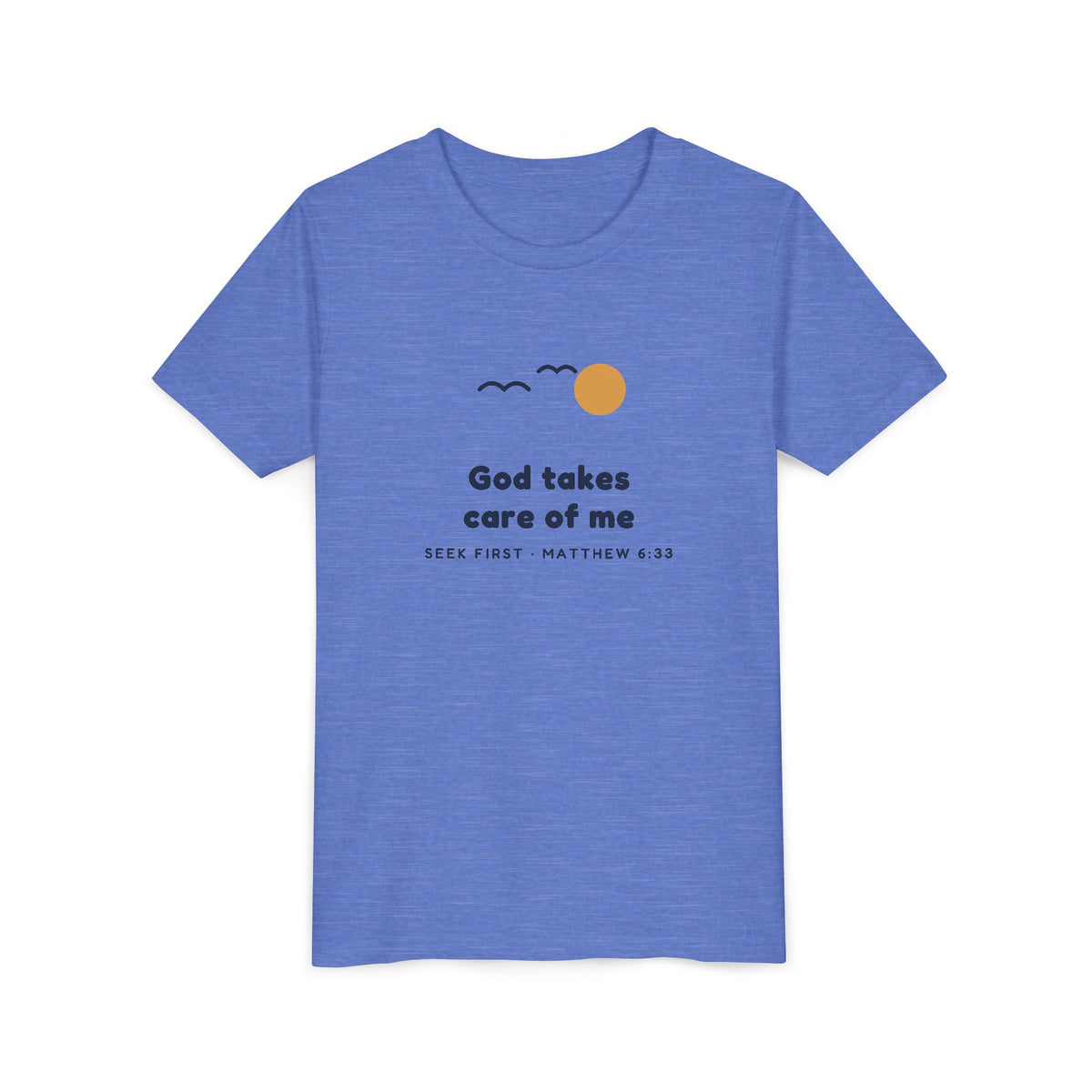 God Takes Care of Me Youth Tee