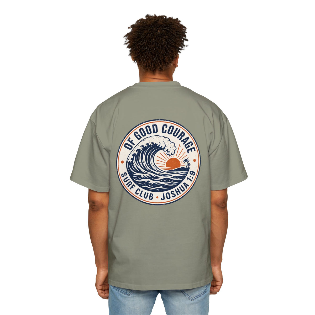 Of Good Courage Surf Club Oversized Tee
