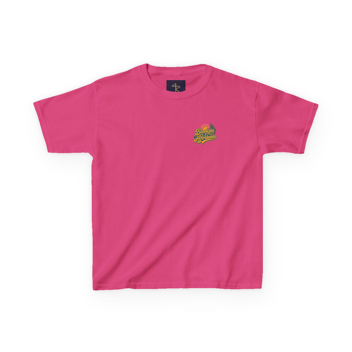 Bendecío y Afortunao Kids Tee