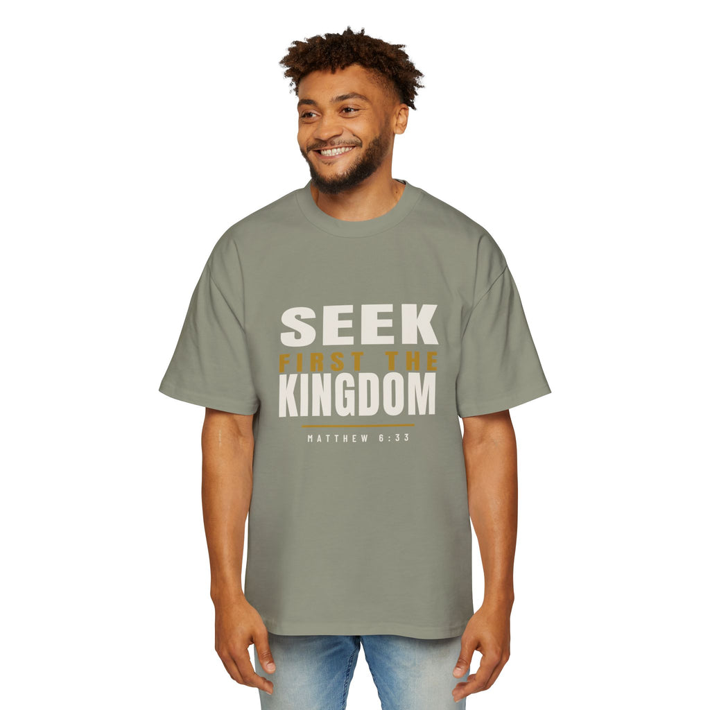 Seek First Block Oversized Tee