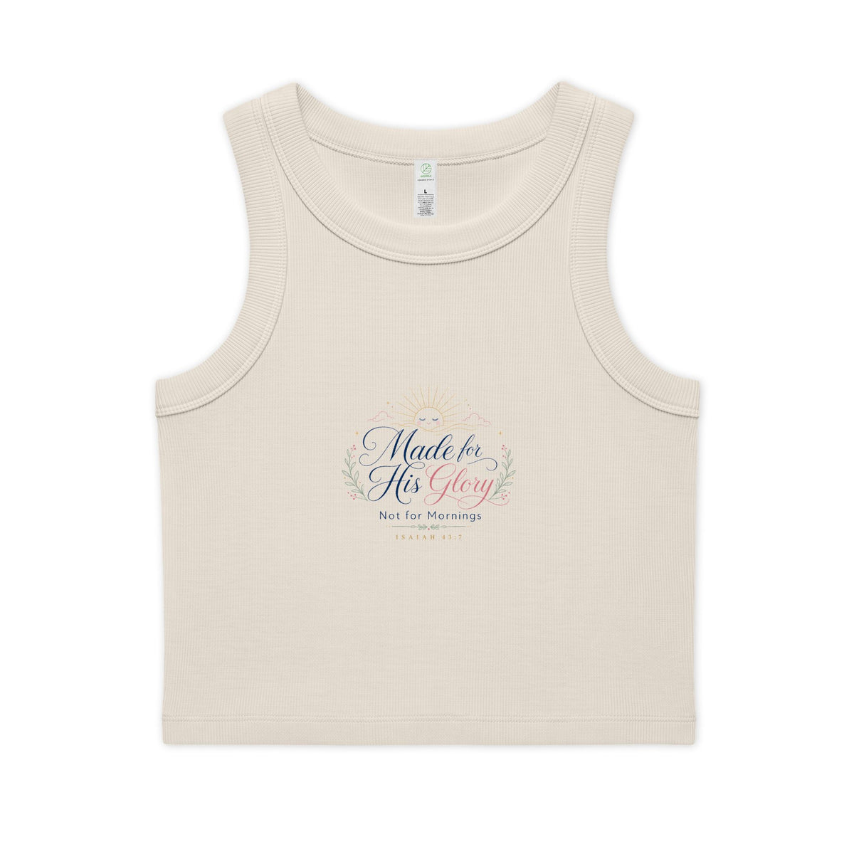 His Glory Crop Tank