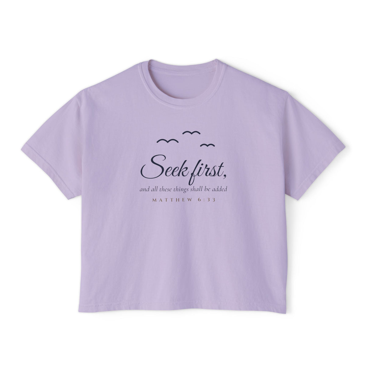 Birds of the Air Crop Tee