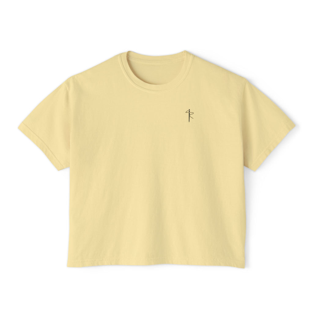 Live by Faith Crop Tee