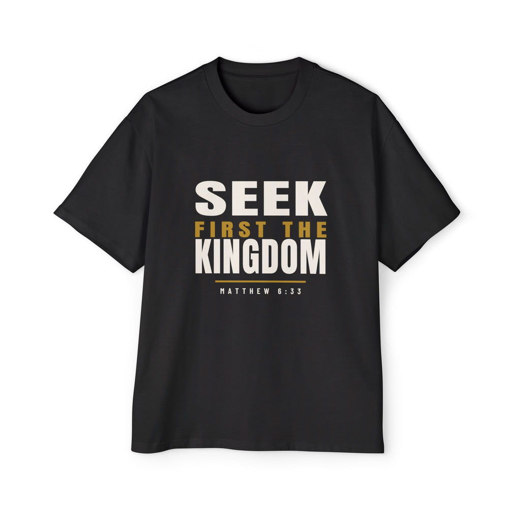 Seek First Block Oversized Tee