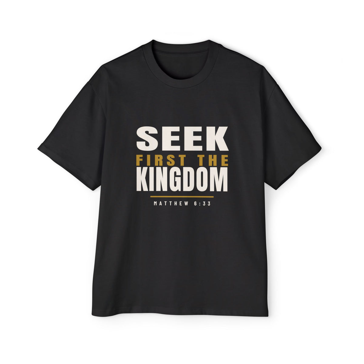 Seek First Block Oversized Tee