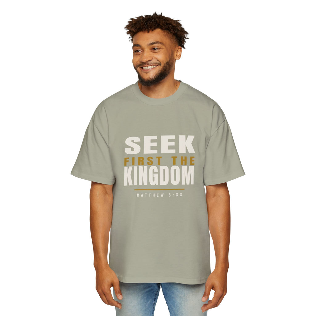 Seek First Block Oversized Tee