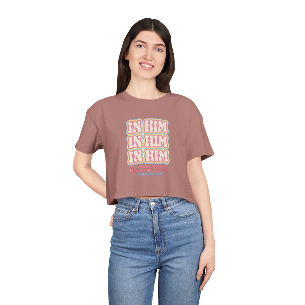 In Him Crop Tee