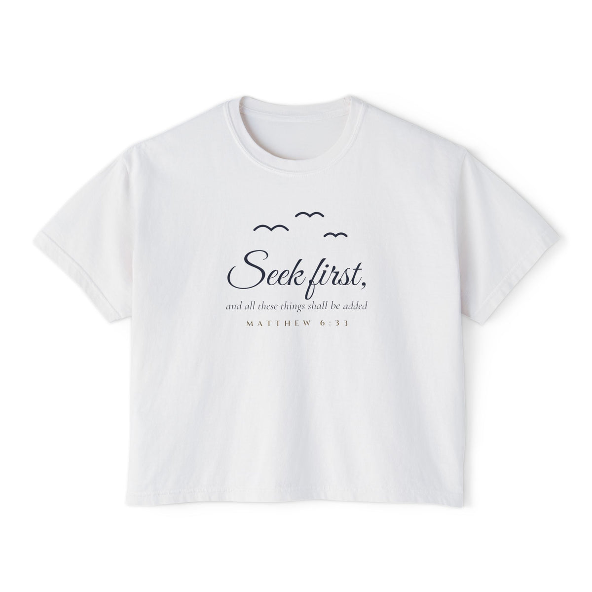 Birds of the Air Crop Tee