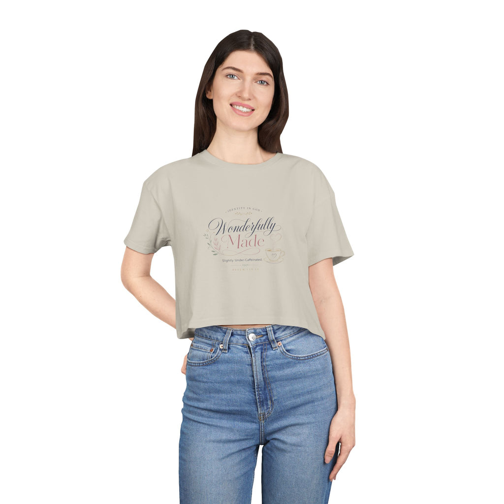 Wonderfully Made Crop Tee