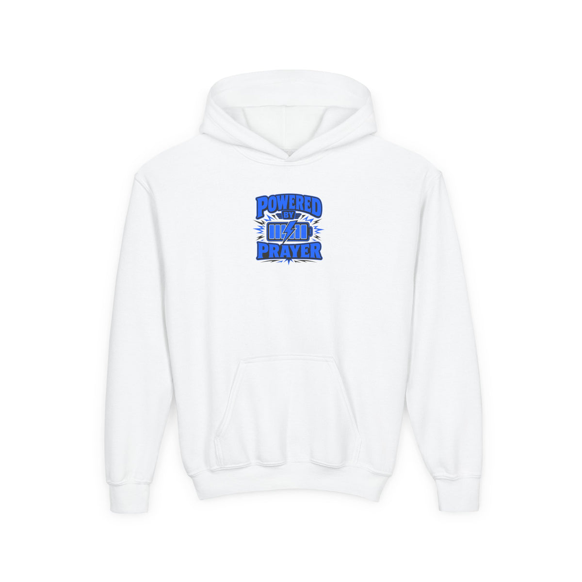 Powered by Prayer Youth Hoodie