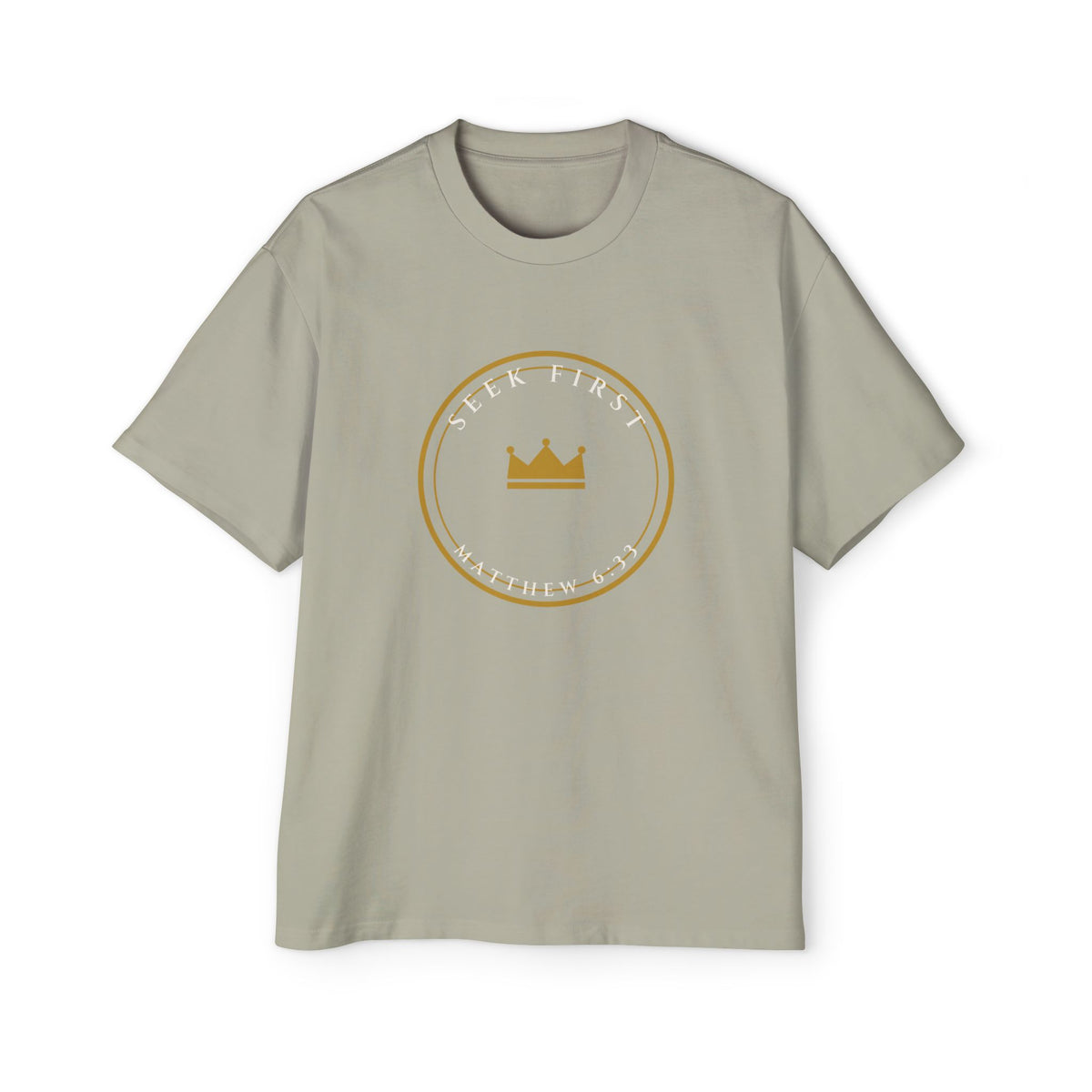Seek First Crest Oversized Tee