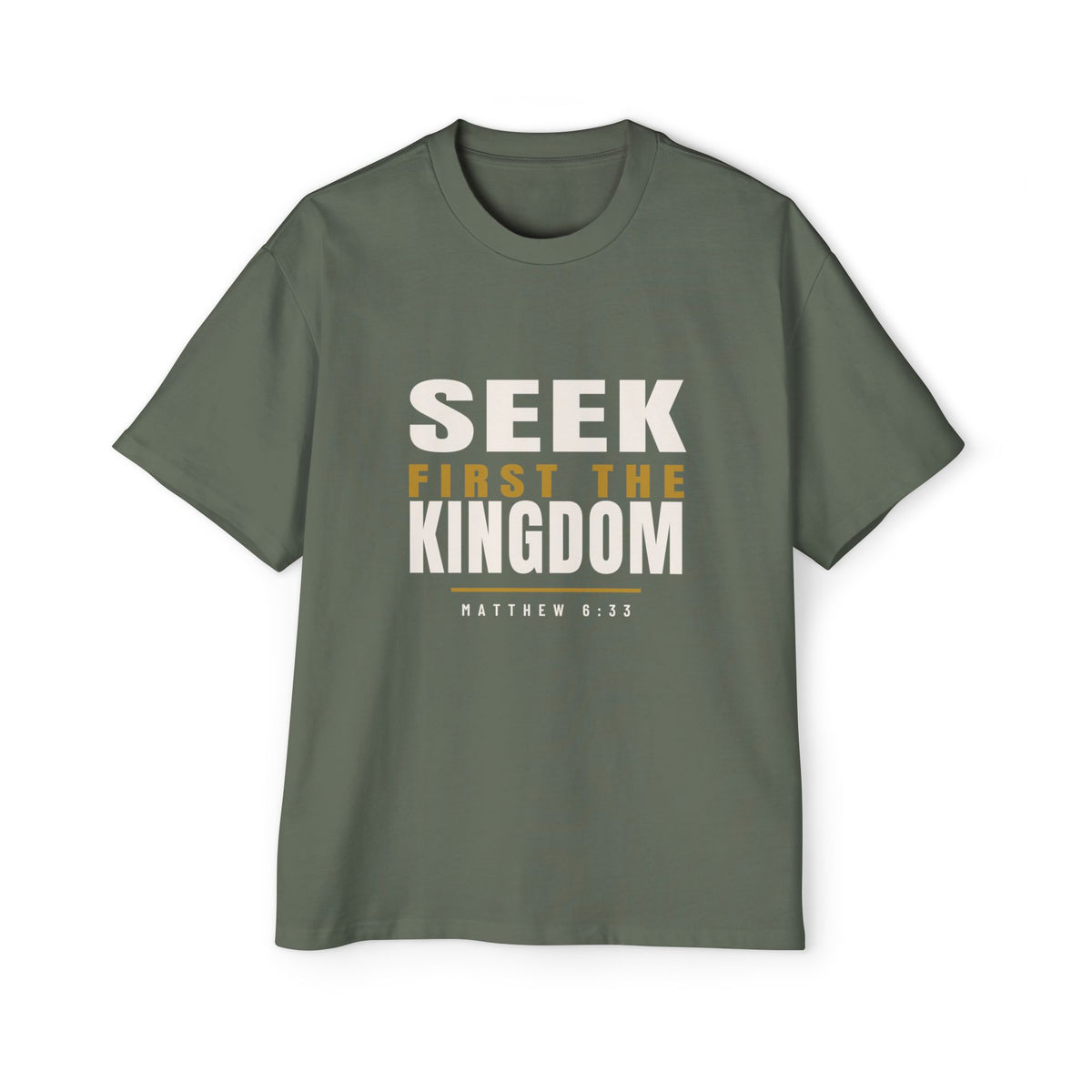 Seek First Block Oversized Tee