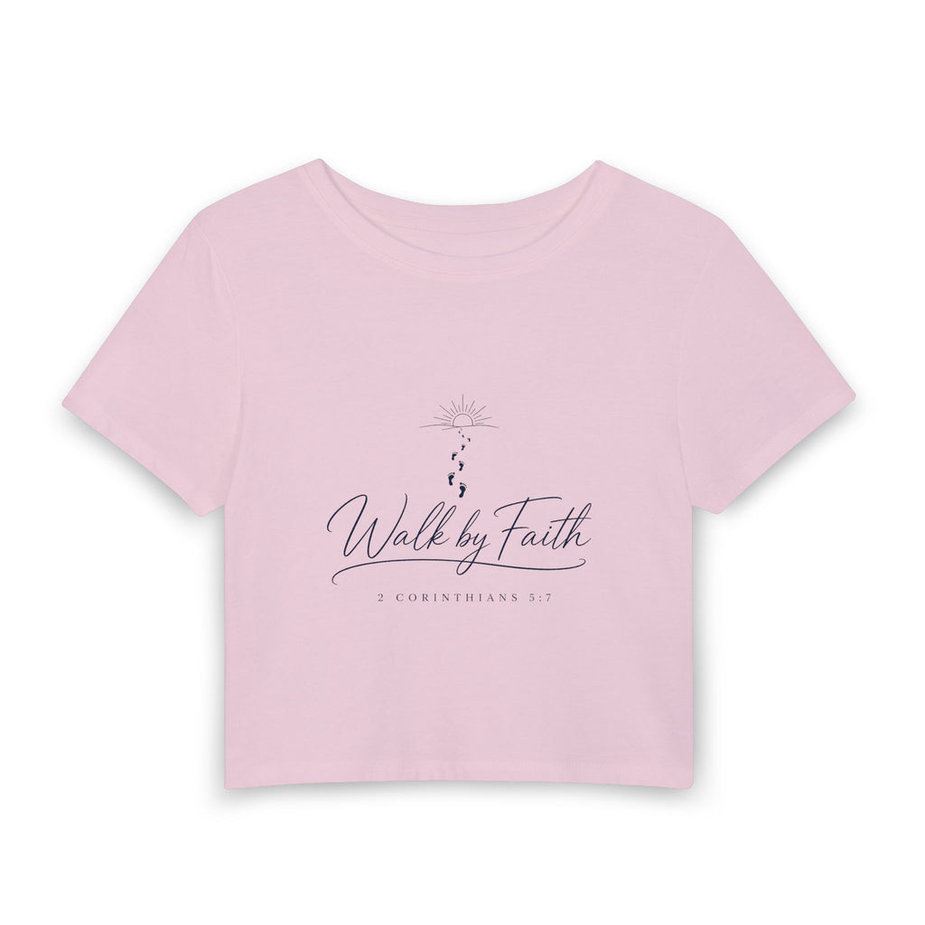 Walk by Faith Baby Tee