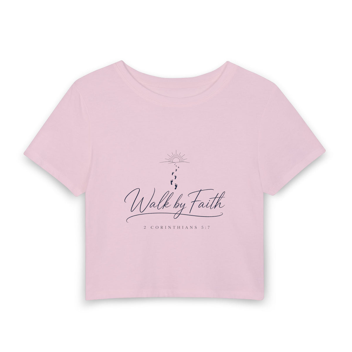 Walk by Faith Baby Tee