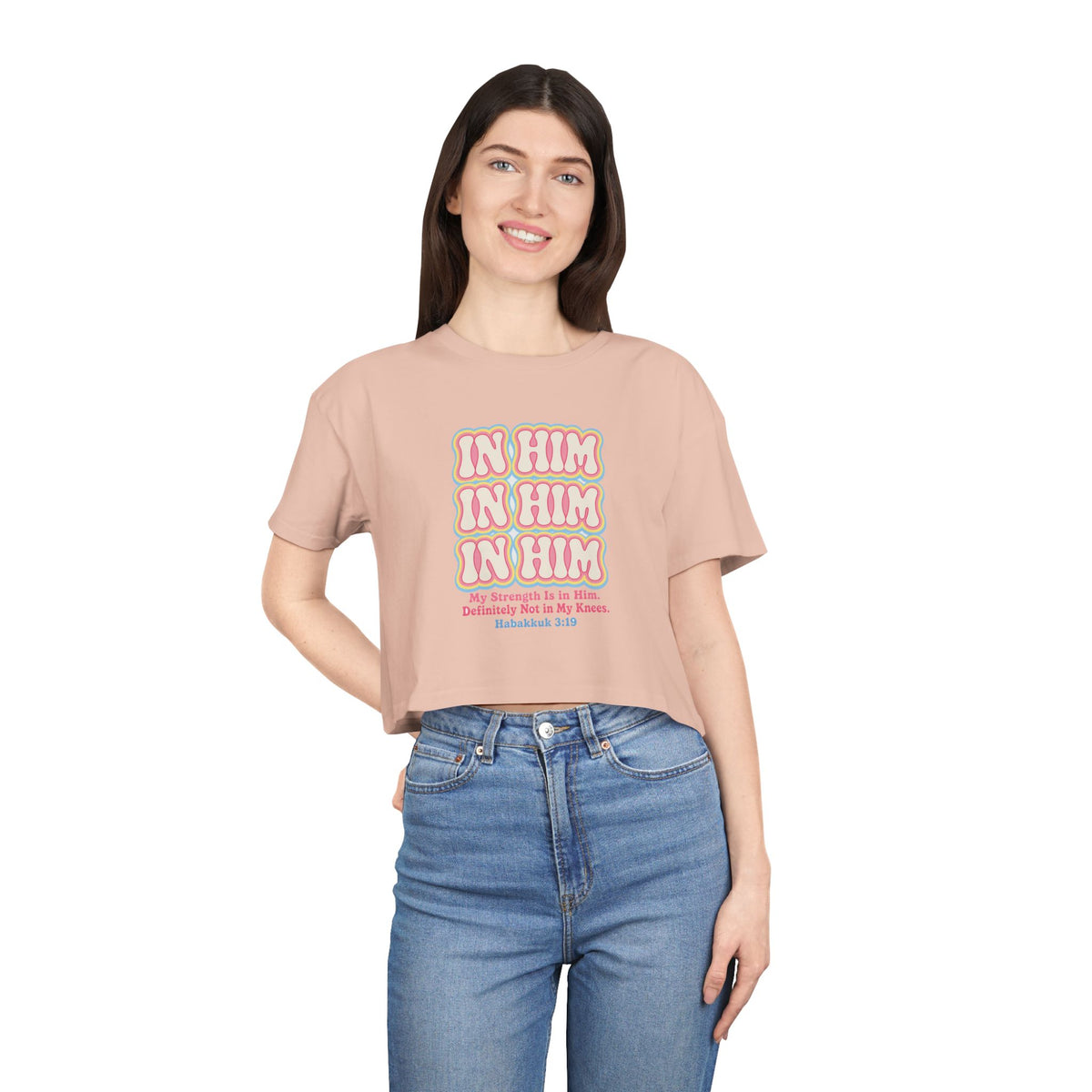 In Him Crop Tee