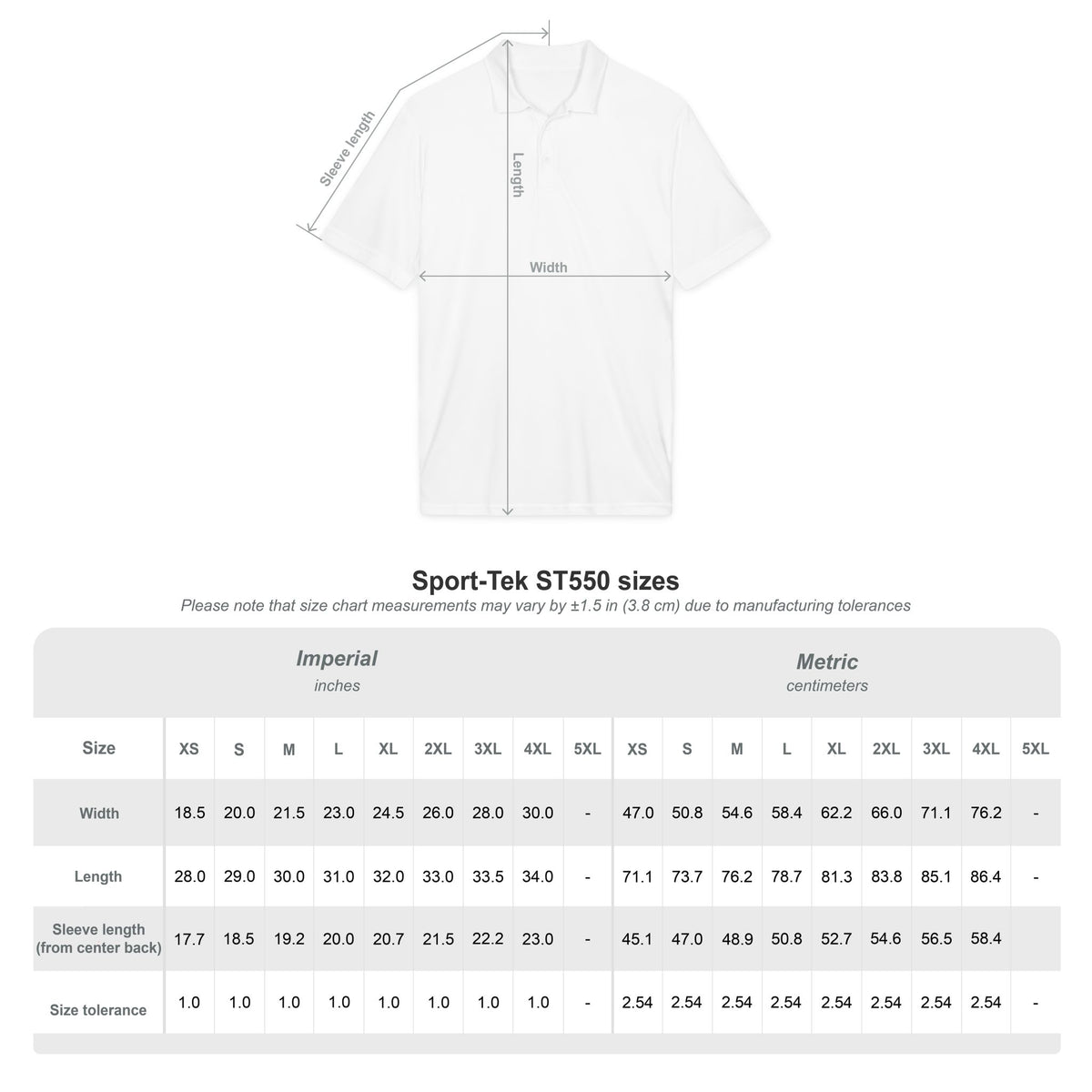 Embroidered Gold Cross Polo