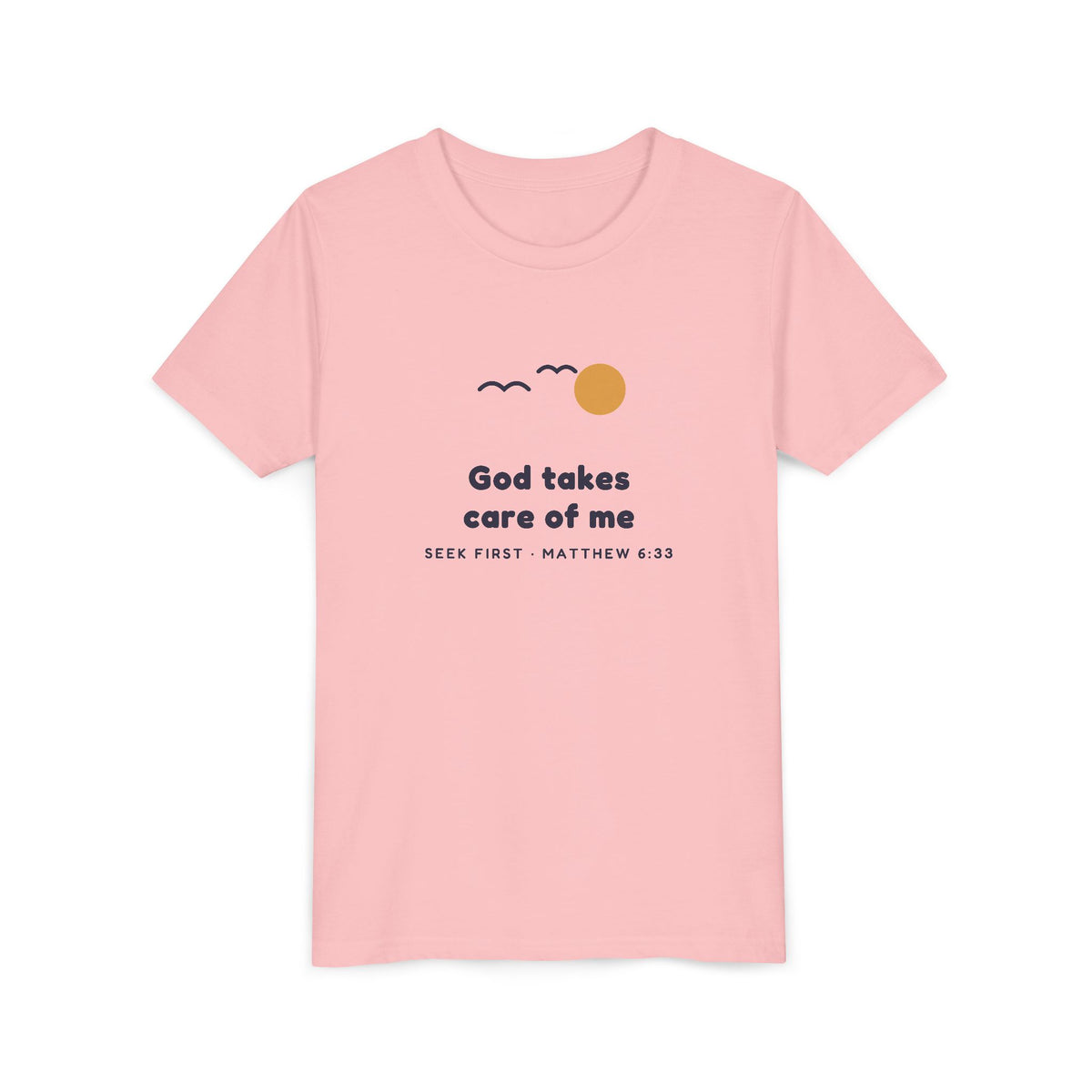 God Takes Care of Me Youth Tee