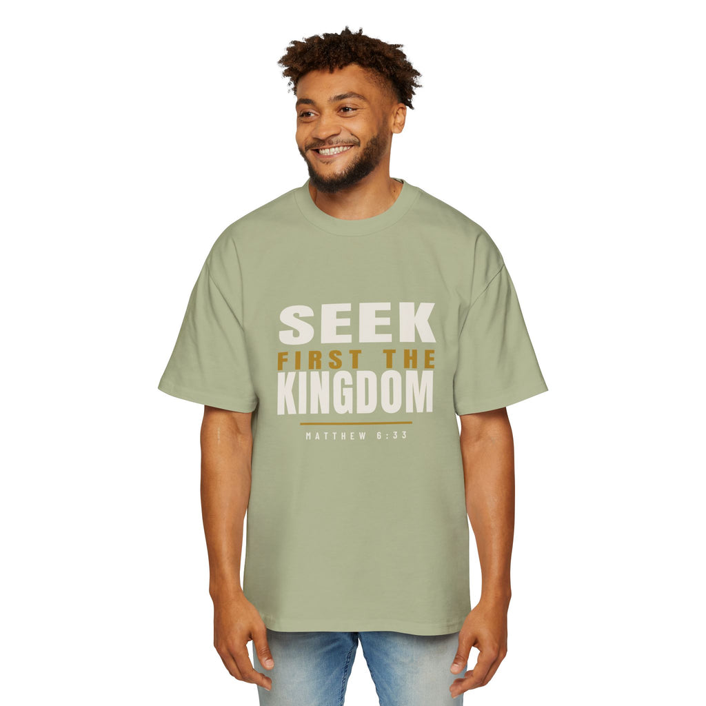 Seek First Block Oversized Tee