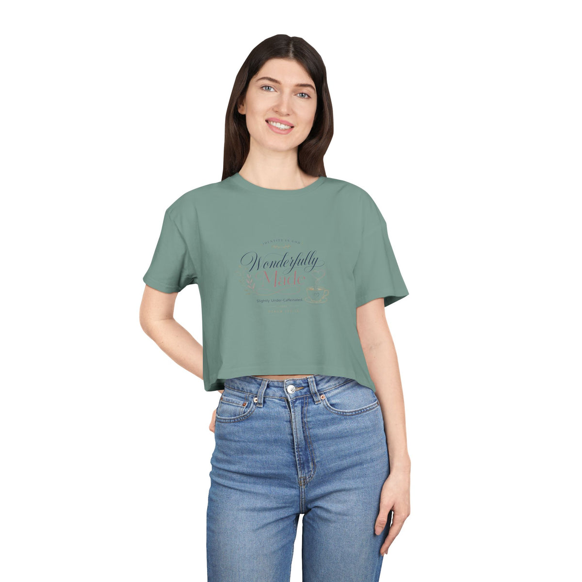 Wonderfully Made Crop Tee