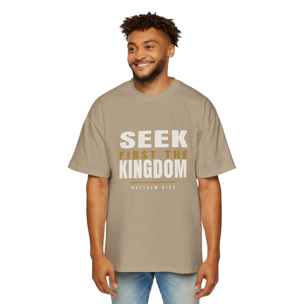 Seek First Block Oversized Tee