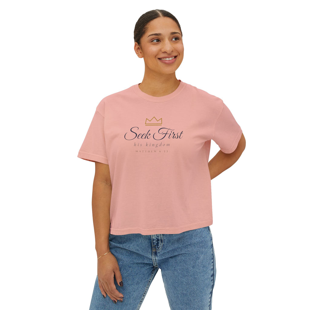 Seek First Crop Tee