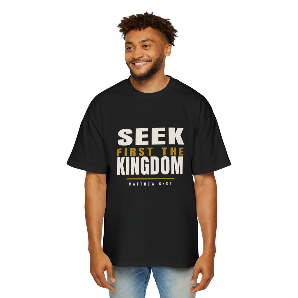 Seek First Block Oversized Tee