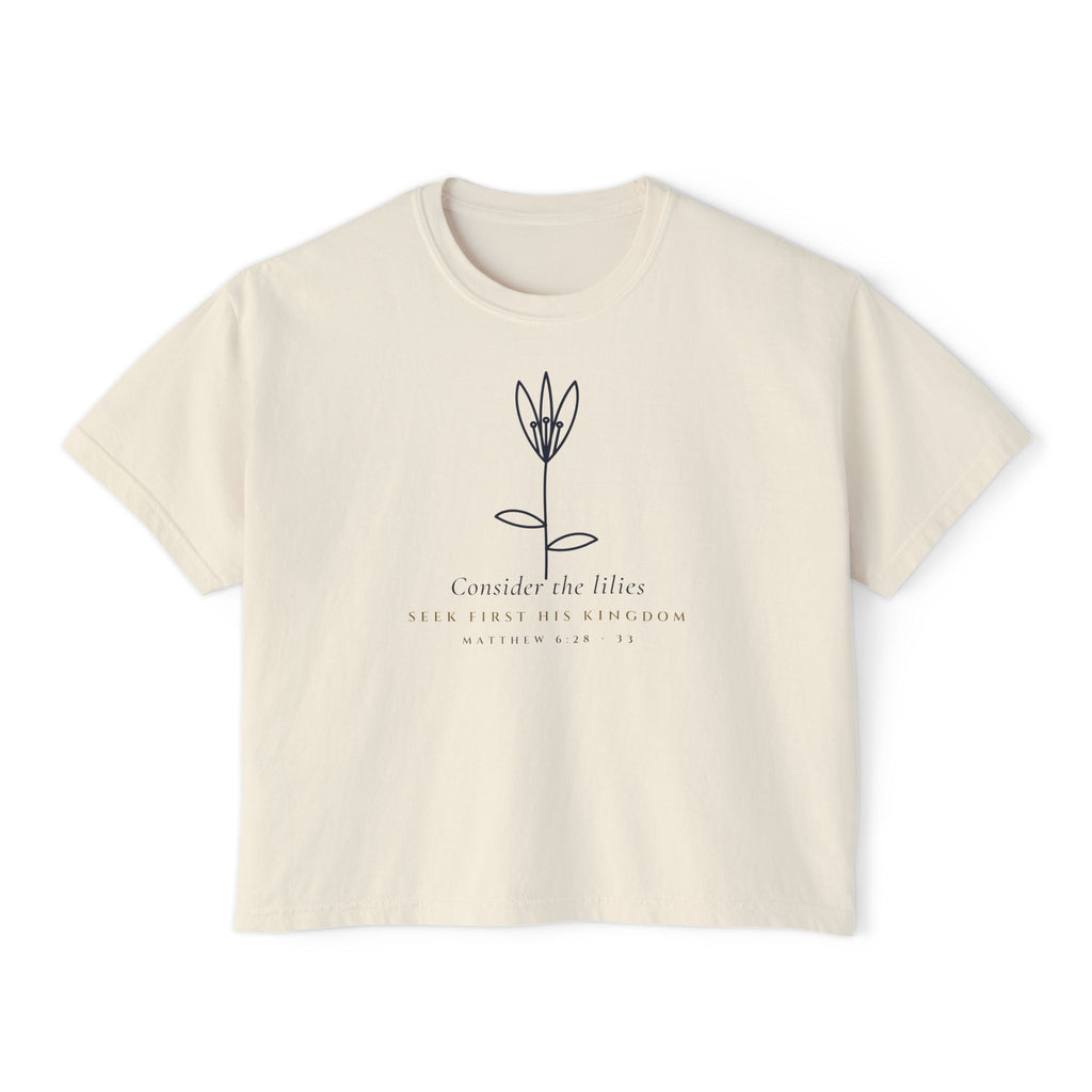 Consider the Lilies Women's Boxy Tee
