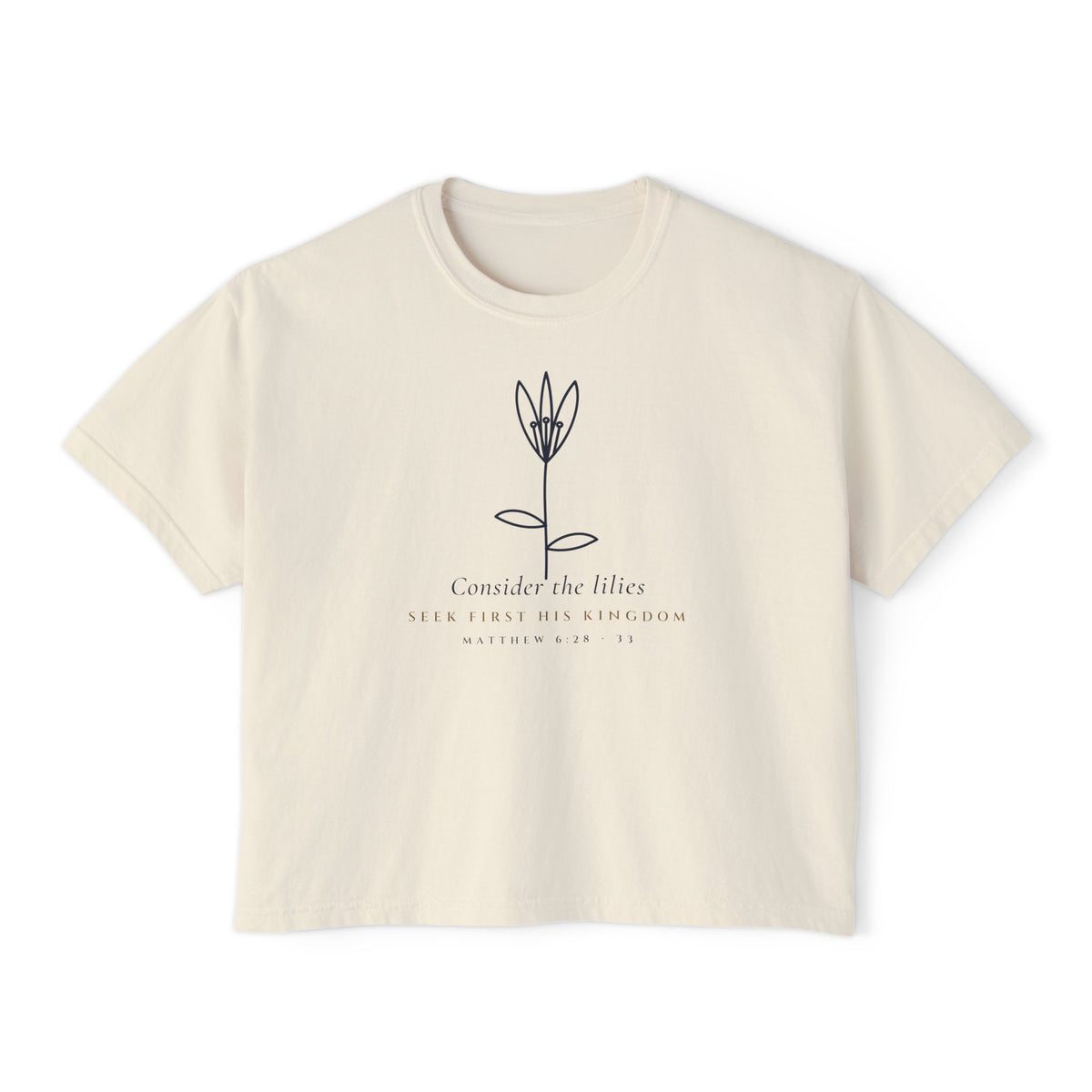 Consider the Lilies Women's Boxy Tee
