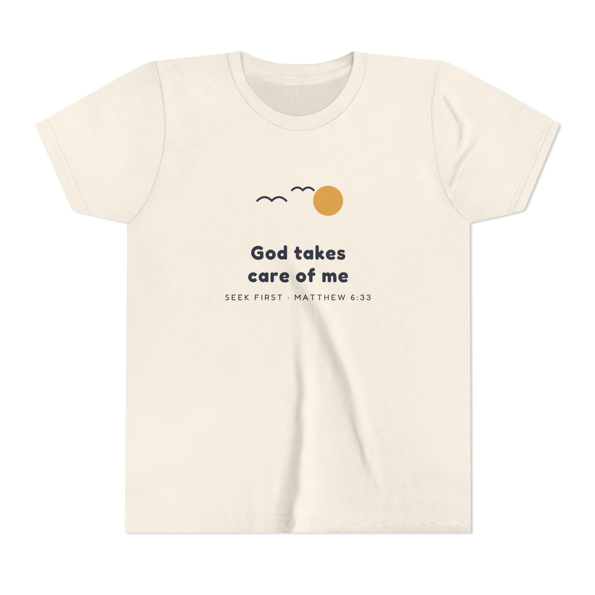 God Takes Care of Me Youth Tee