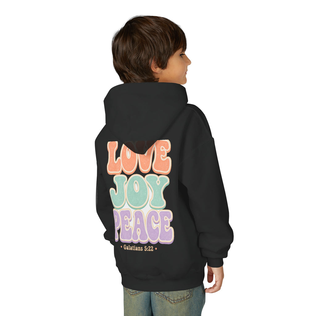 Love Joy Peace Youth Hoodie