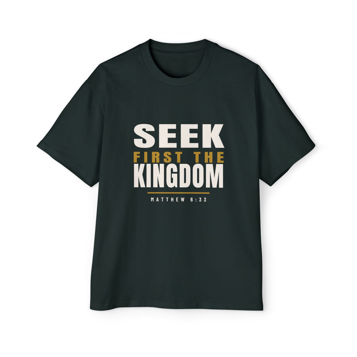 Seek First Block Oversized Tee
