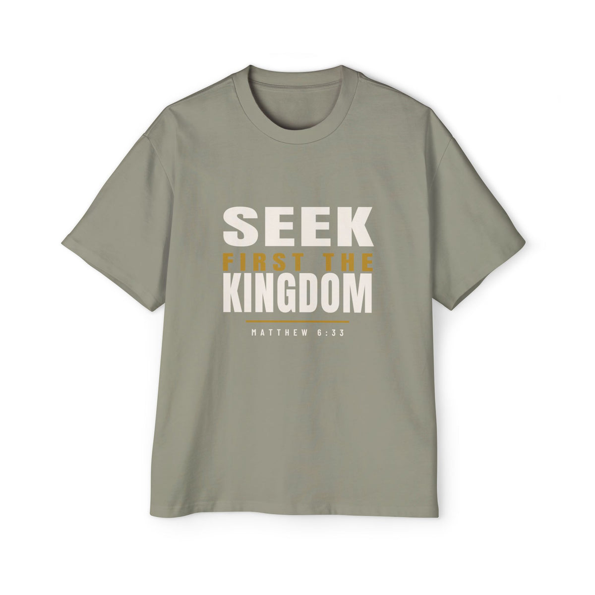 Seek First Block Oversized Tee
