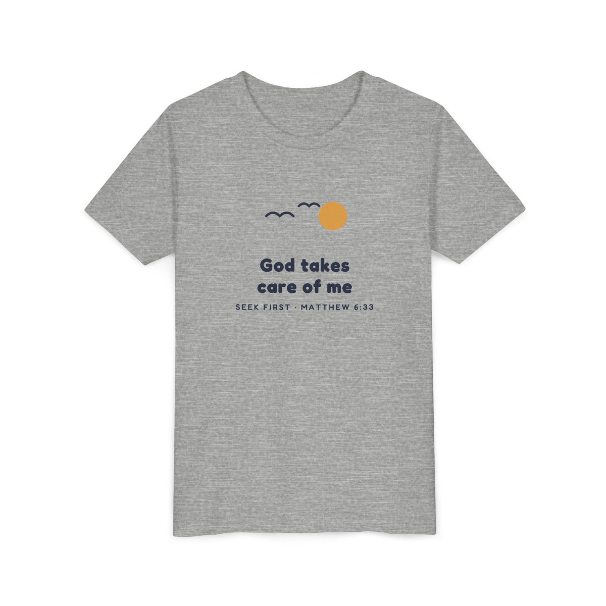 God Takes Care of Me Youth Tee
