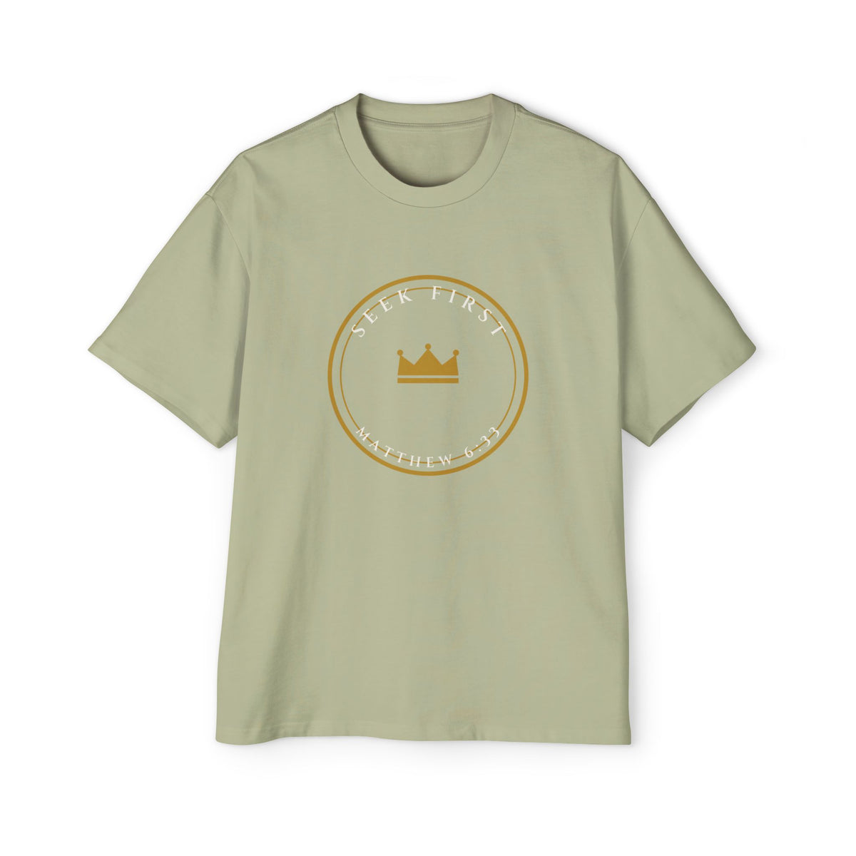 Seek First Crest Oversized Tee