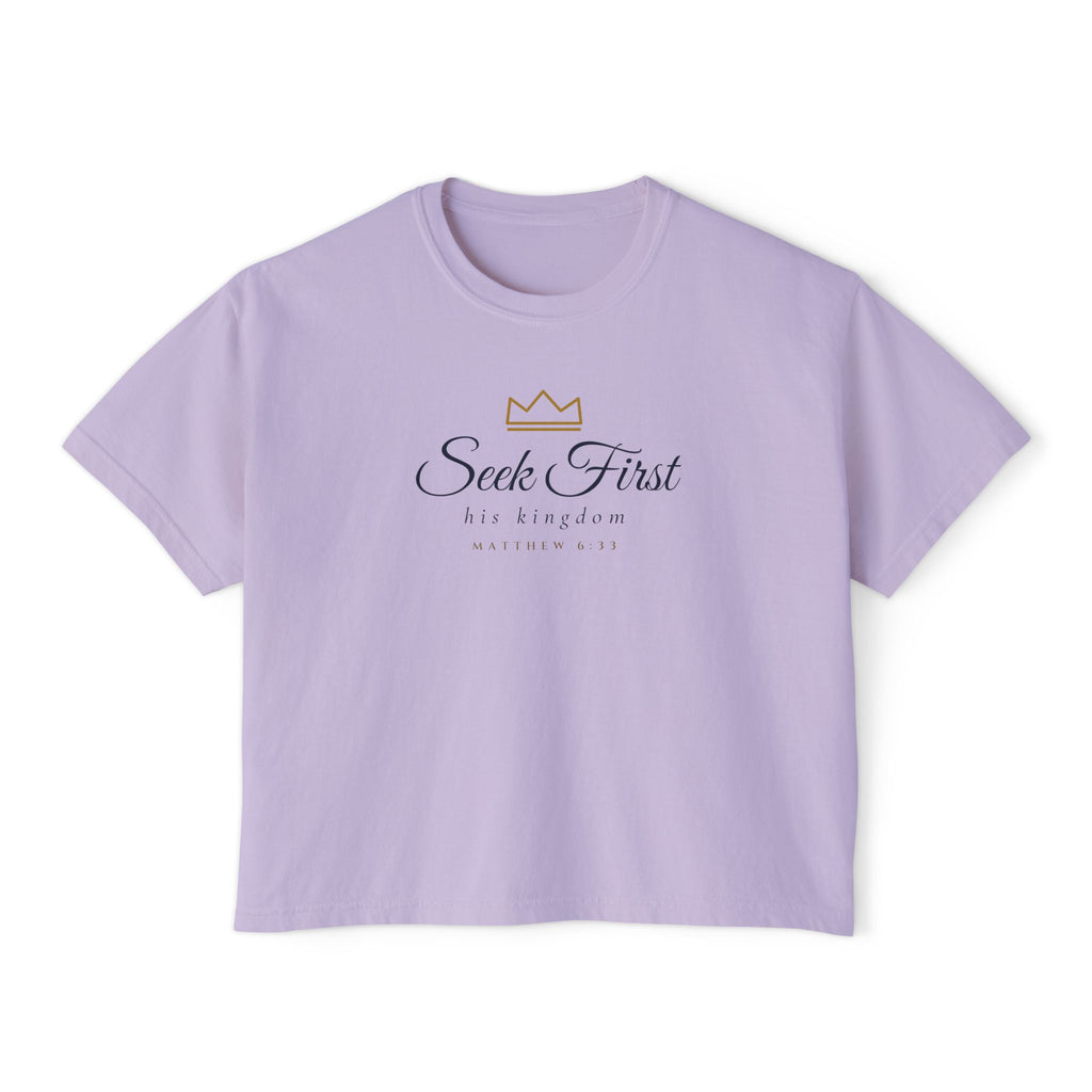 Seek First Crop Tee