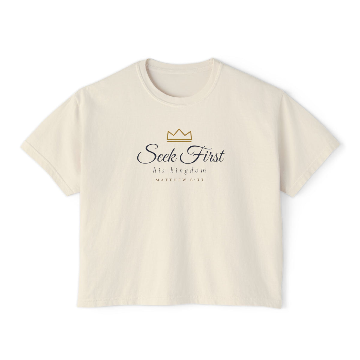 Seek First Crop Tee