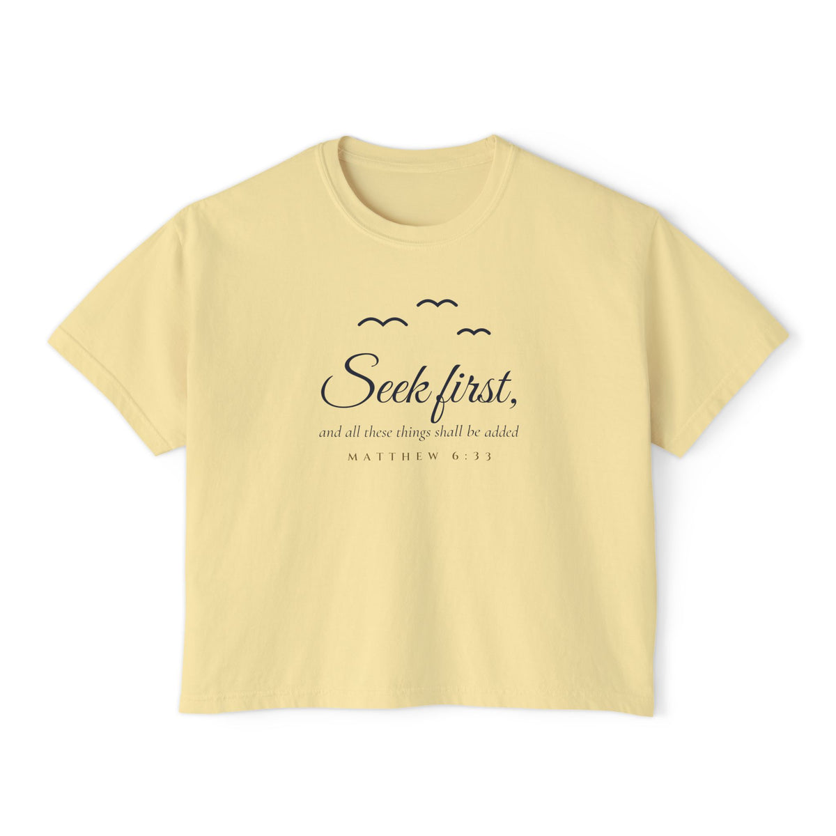 Birds of the Air Crop Tee