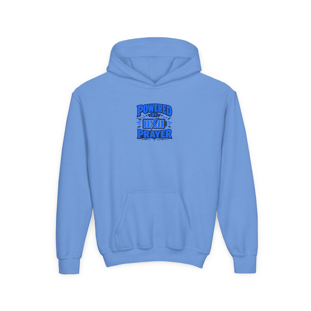 Powered by Prayer Youth Hoodie