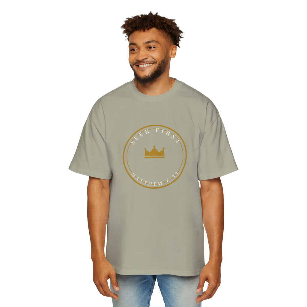 Seek First Crest Oversized Tee