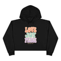 Love Joy Peace Crop Hoodie