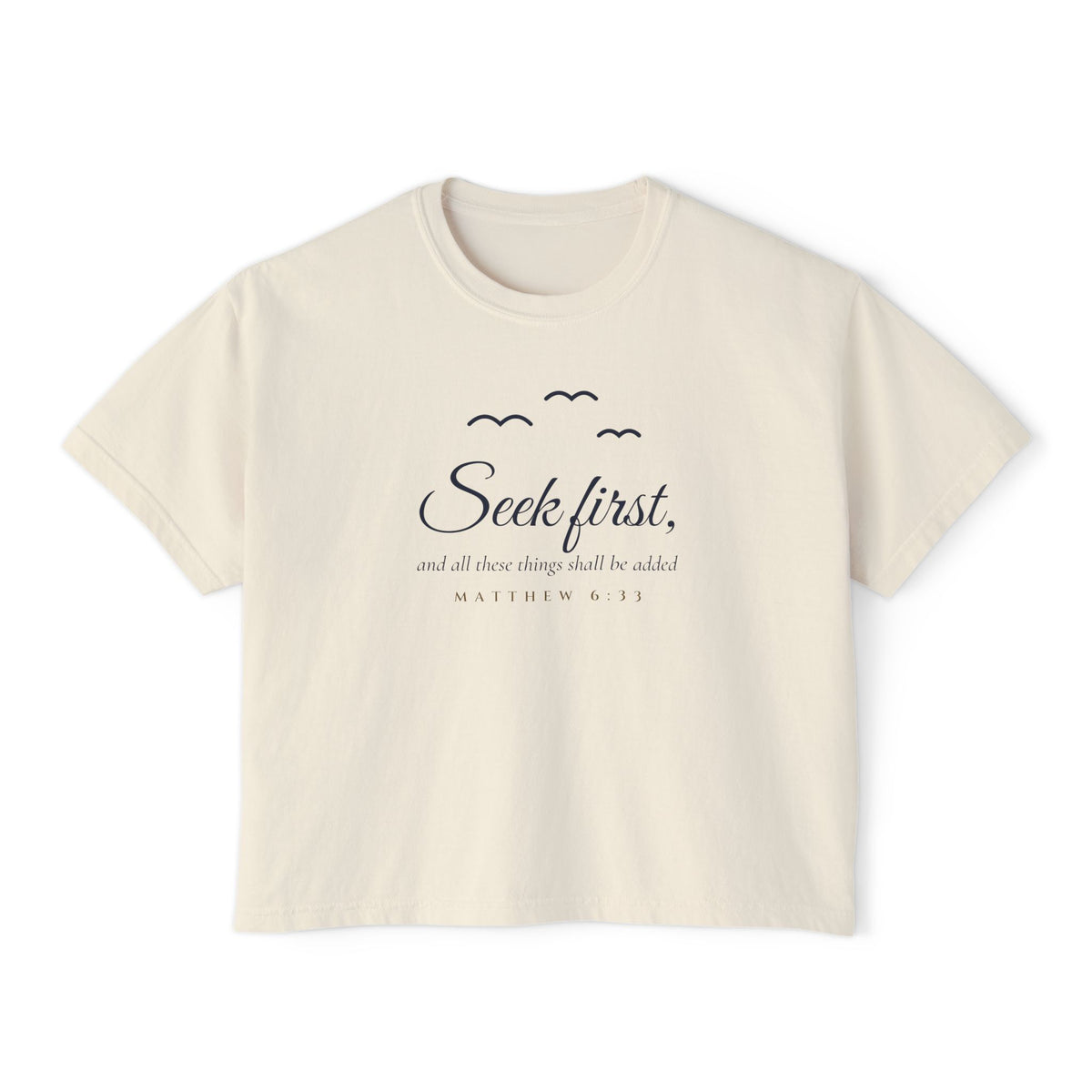 Birds of the Air Crop Tee
