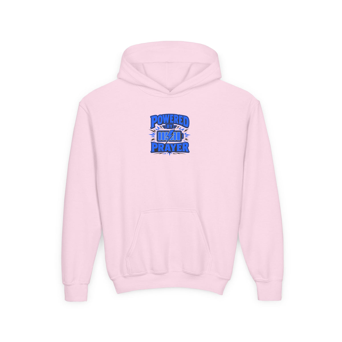 Powered by Prayer Youth Hoodie