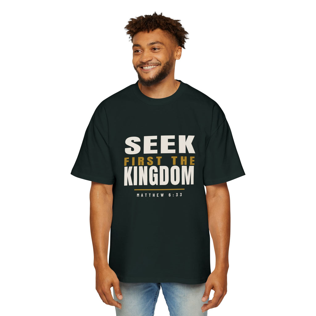 Seek First Block Oversized Tee