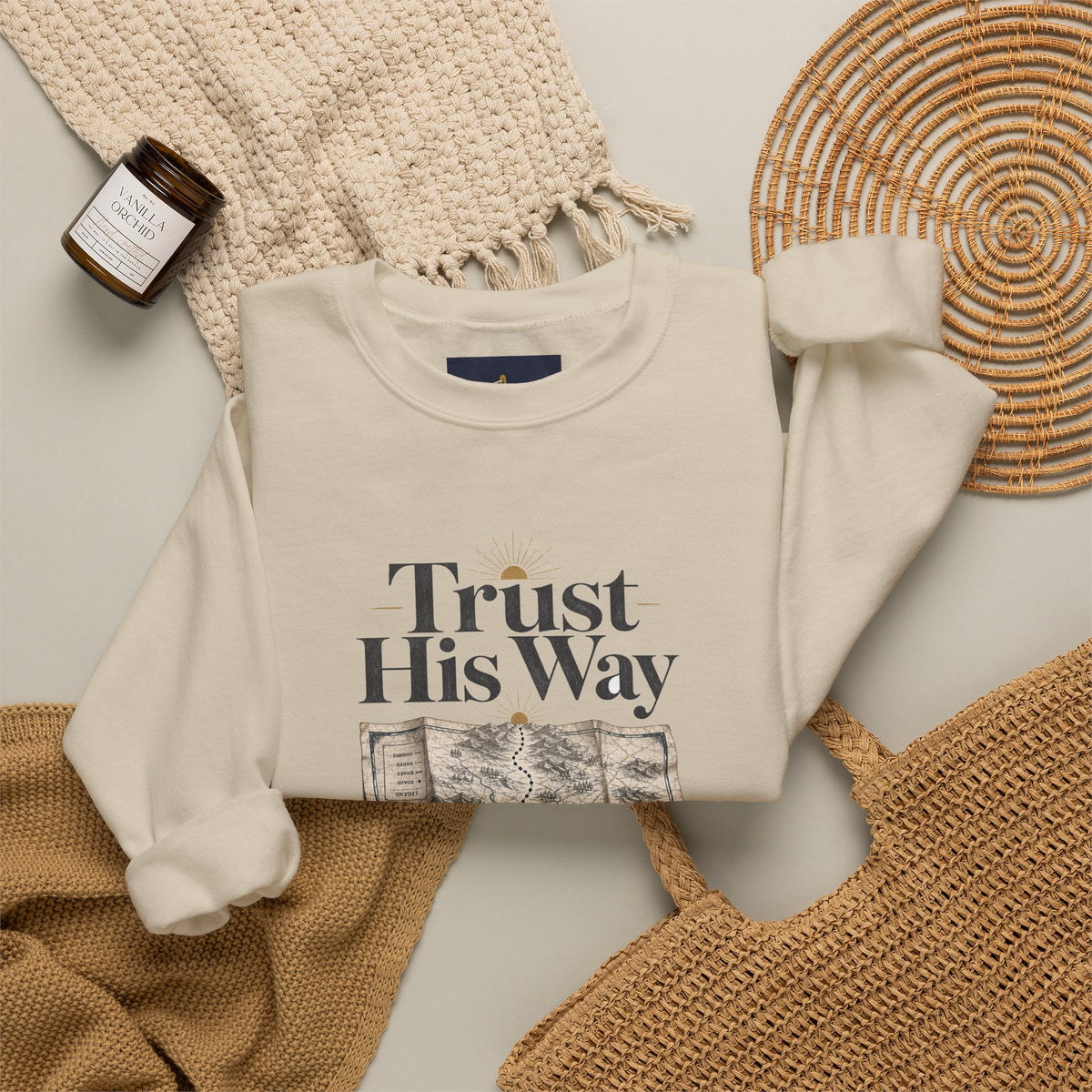 Trust His Way Crewneck